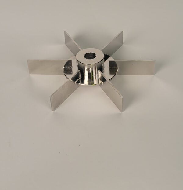 Ruston Impeller Example of a Custom Stainless Part